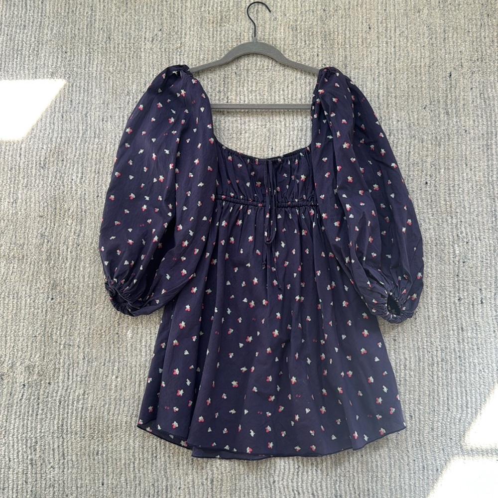 Kitteny Strawberry Long Sleeve Dress